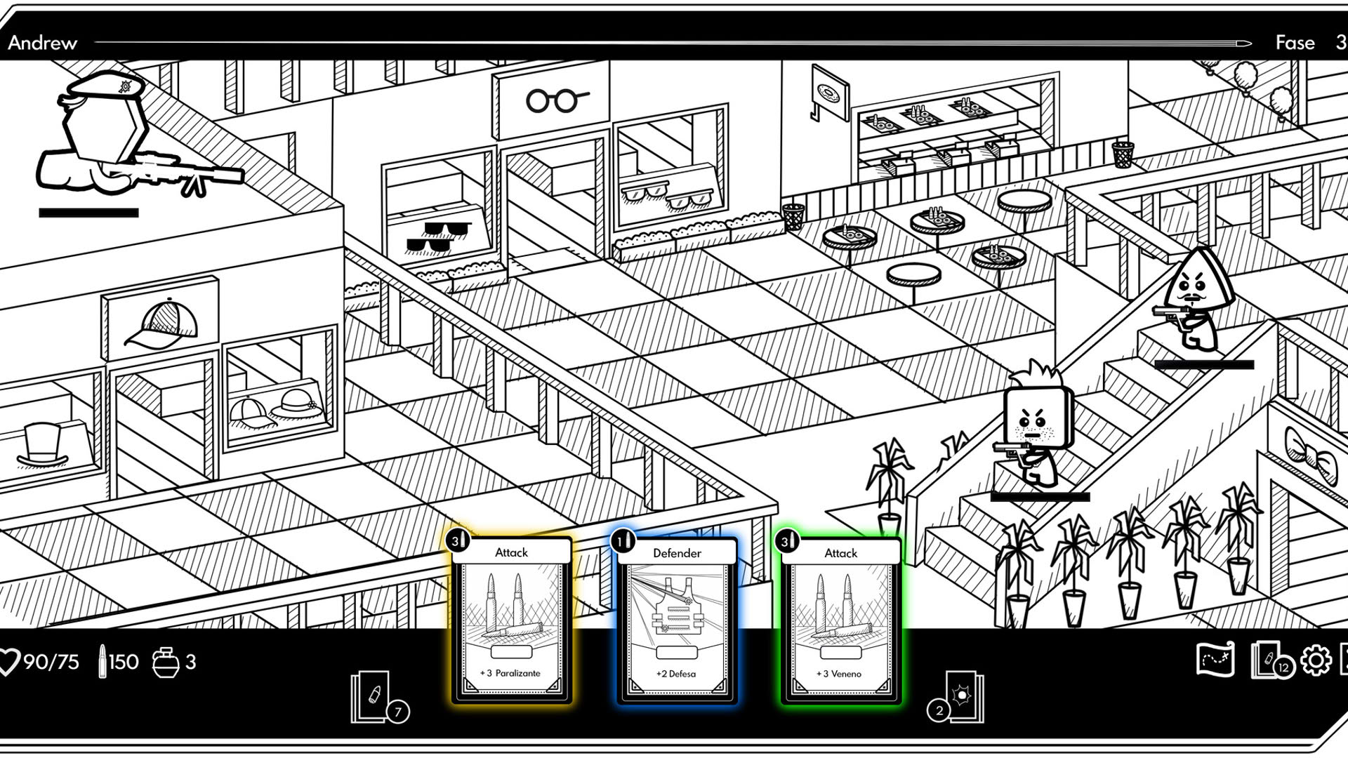 Screenshot for Geometric Sniper: Card Game