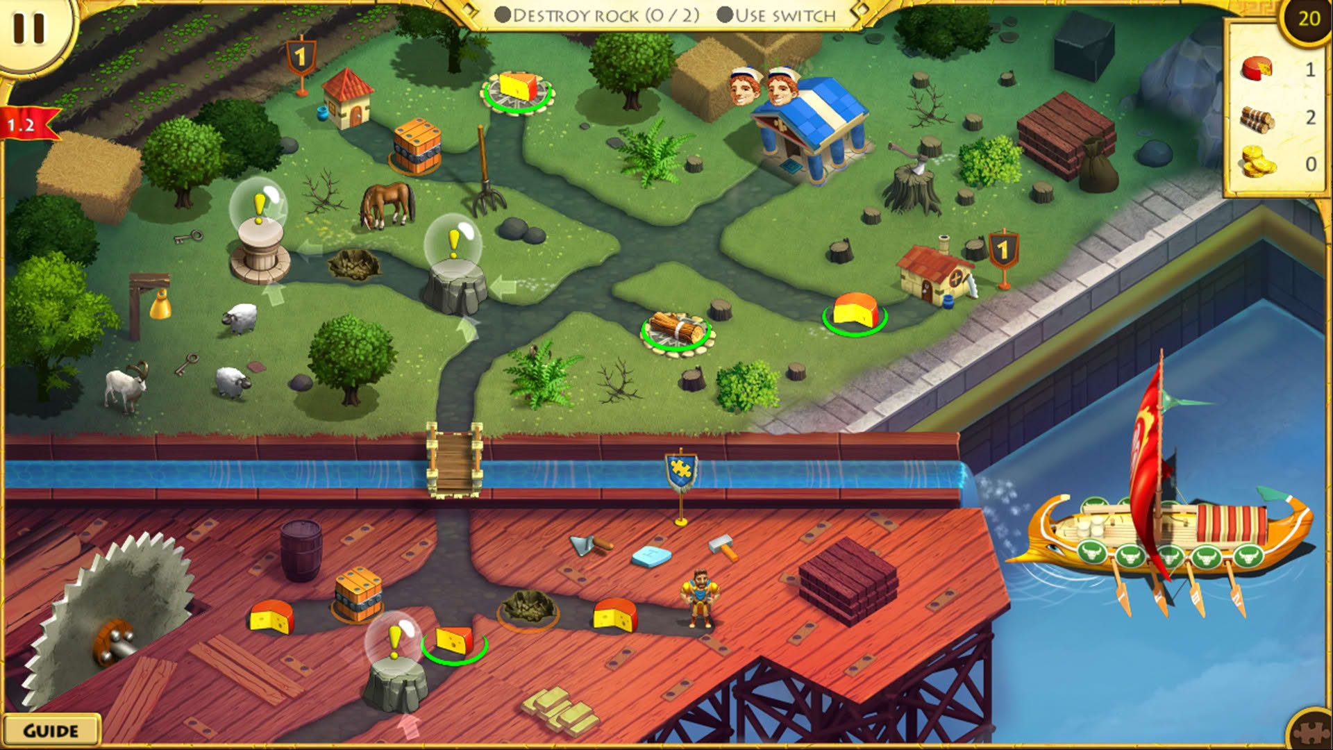Screenshot for 12 Labours of Hercules XIII: Wonder-ful Builder