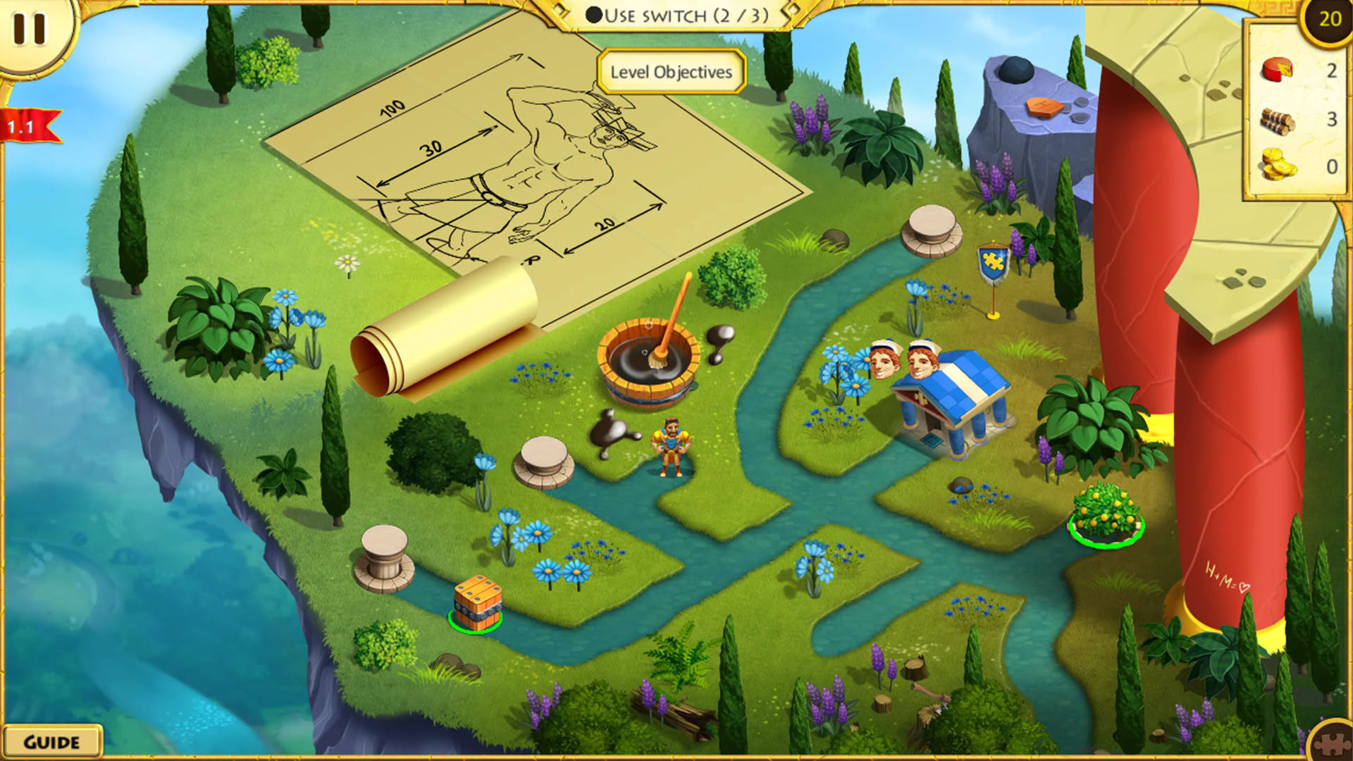 Screenshot for 12 Labours of Hercules XIII: Wonder-ful Builder