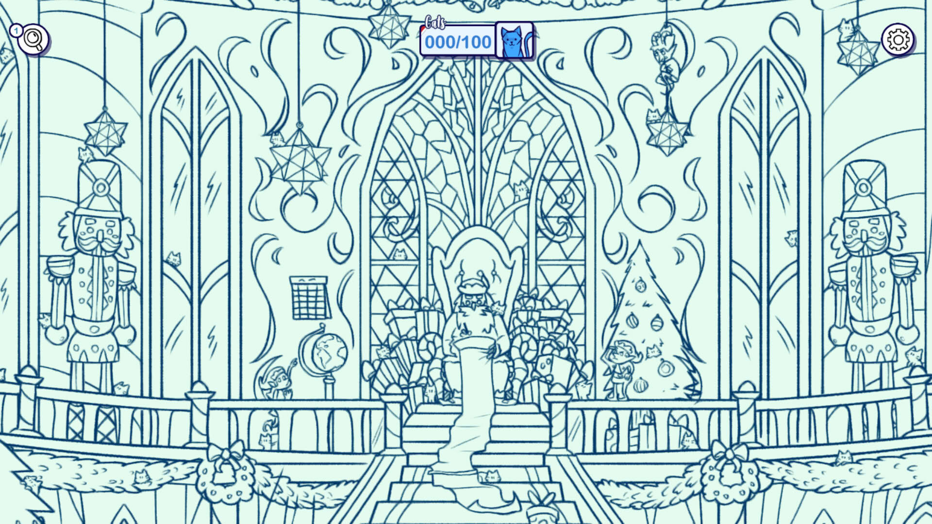 Screenshot for Hidden Cats in Santa's Realm