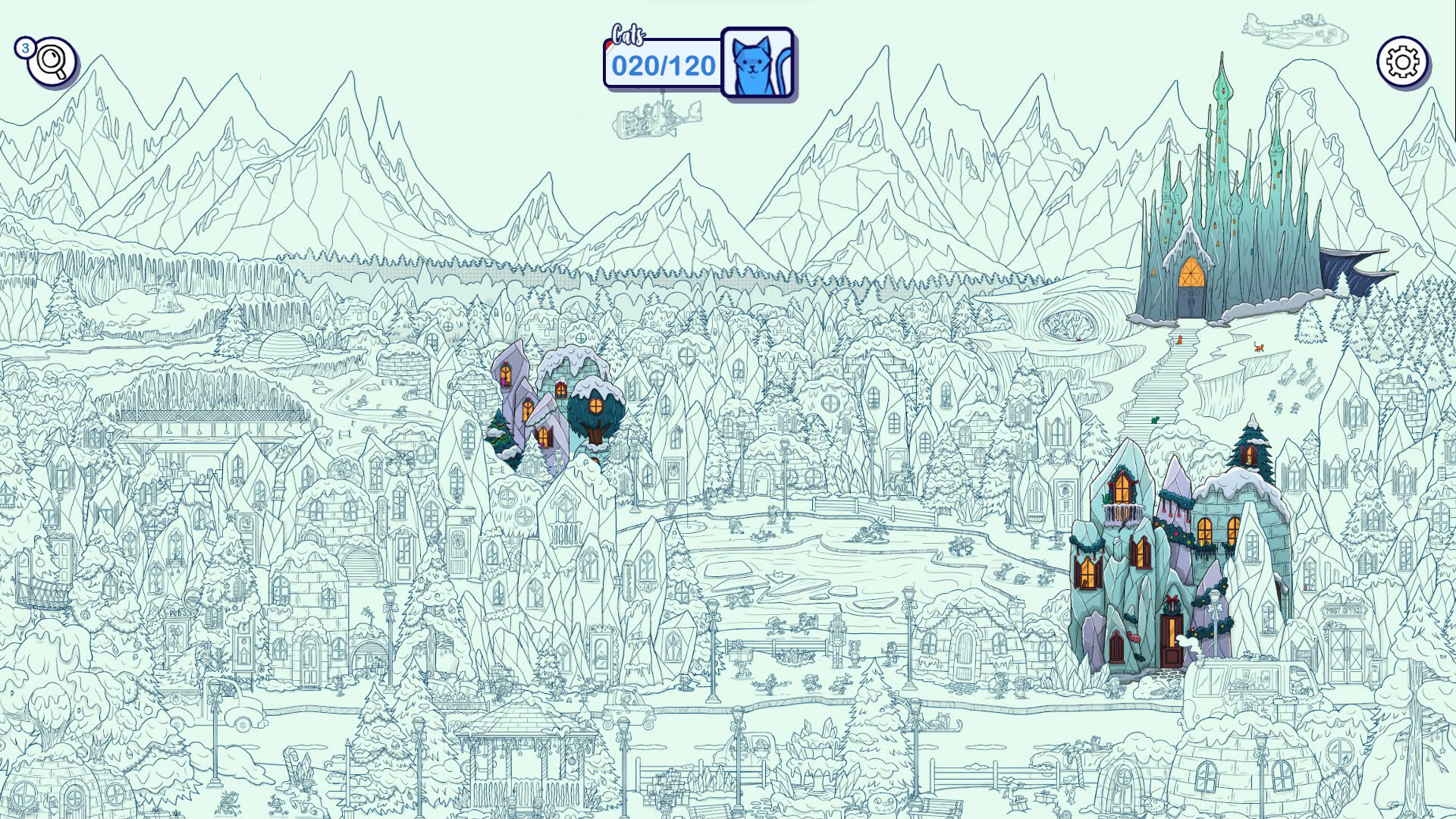 Screenshot for Hidden Cats in Santa's Realm