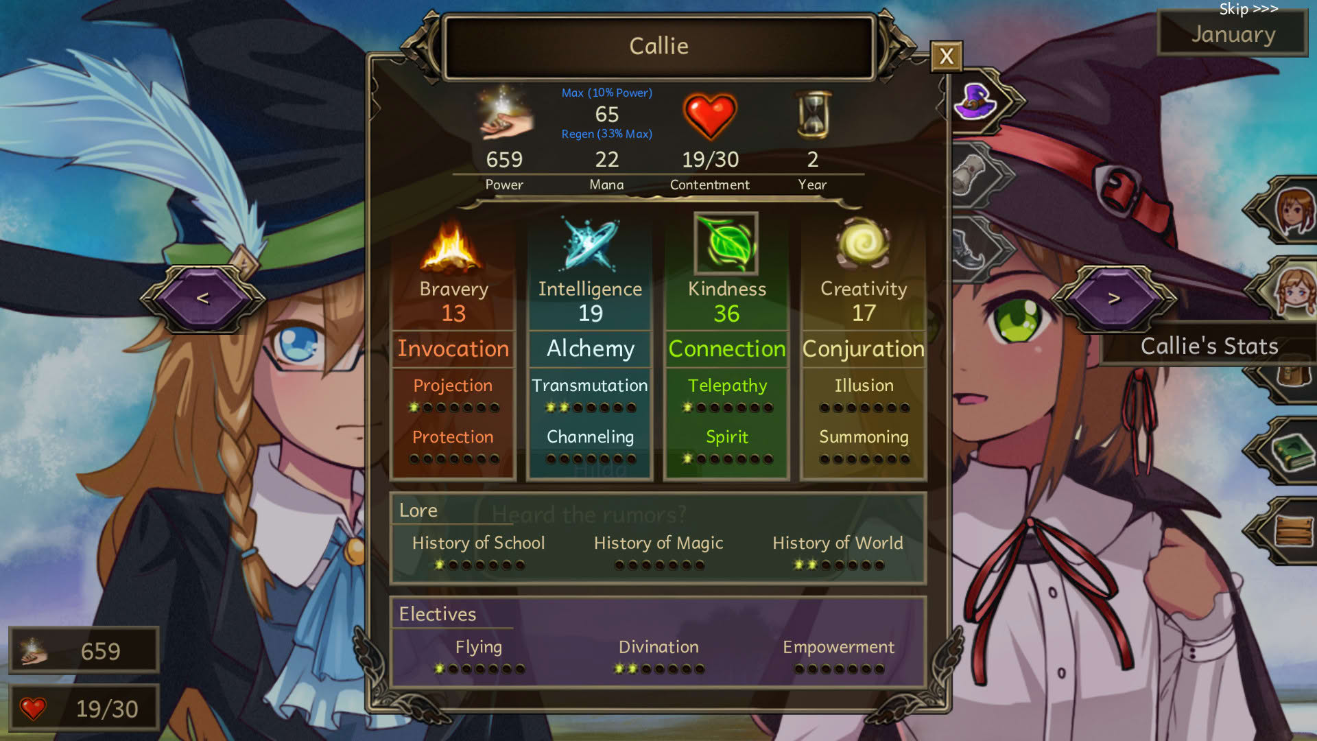 Screenshot for Stardander School for Witches