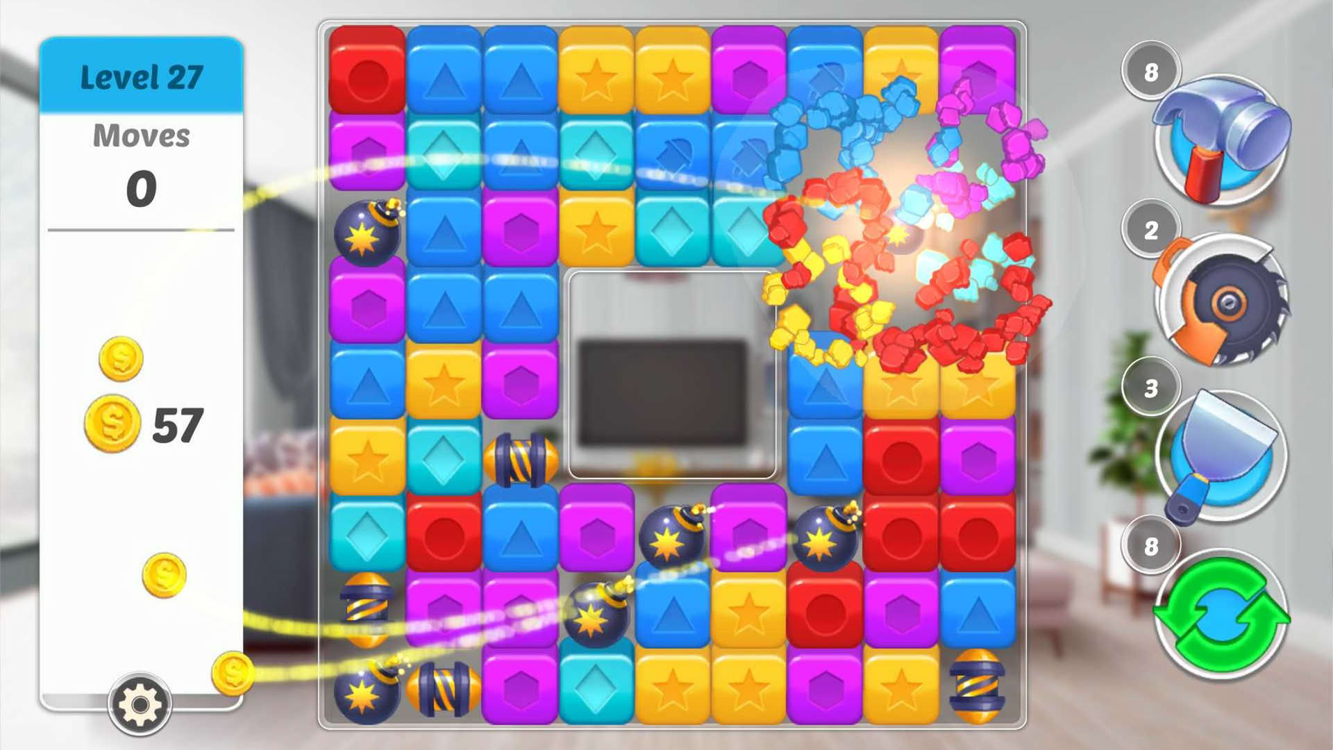 Screenshot for Home Designer: Makeover Blast