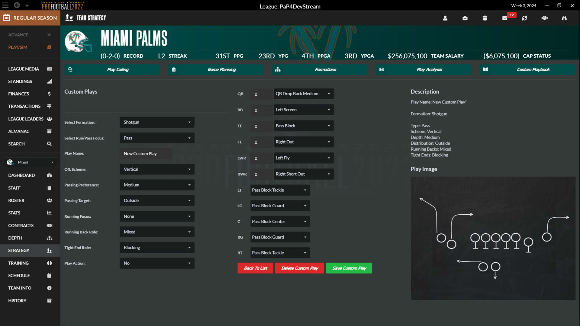 Screenshot for Draft Day Sports: Pro Football 2022