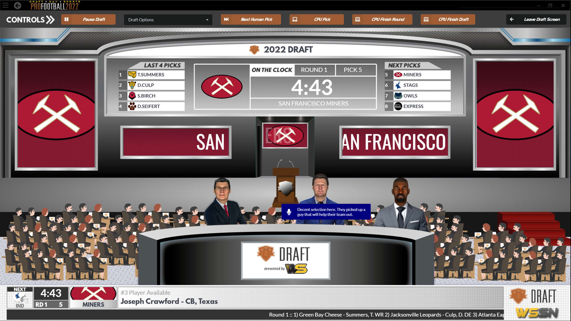 Screenshot for Draft Day Sports: Pro Football 2022