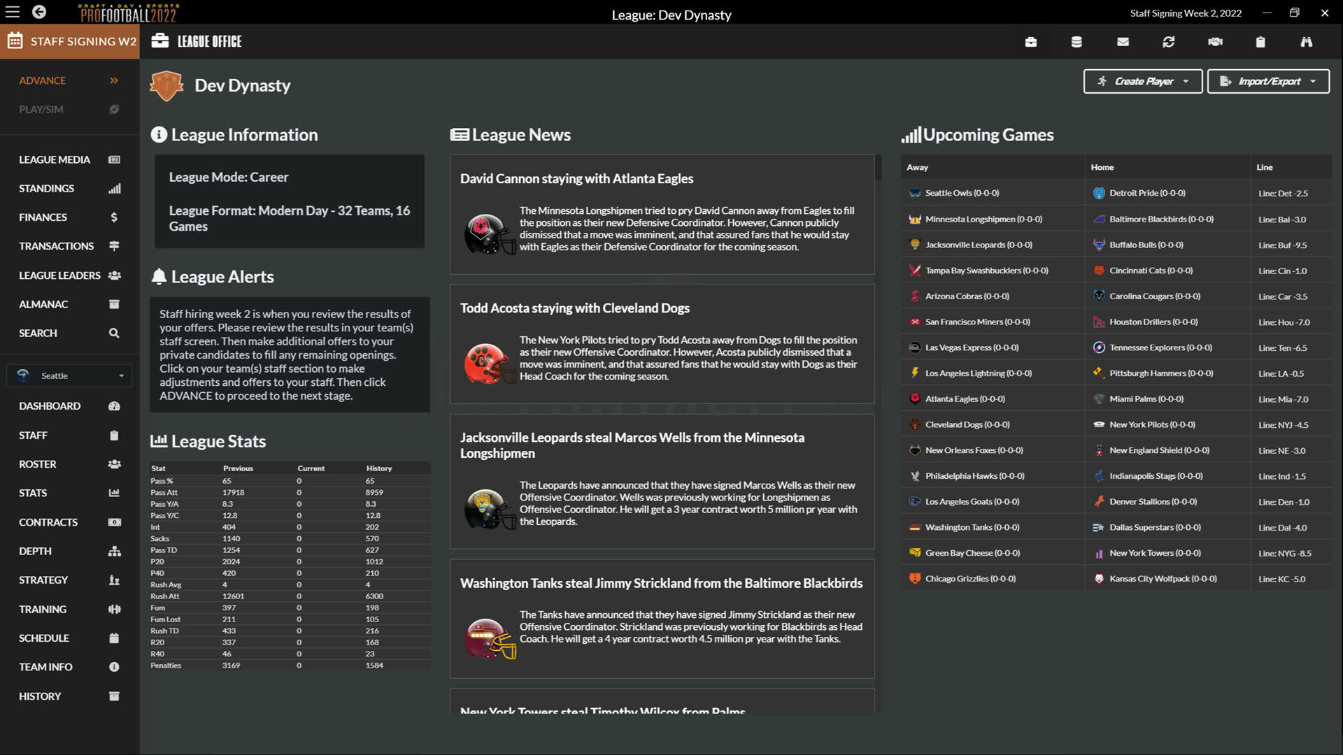 Screenshot for Draft Day Sports: Pro Football 2022