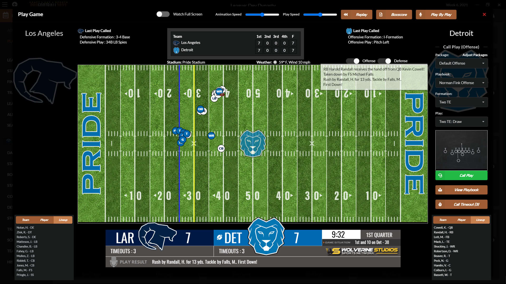 Screenshot for Draft Day Sports: Pro Football 2022
