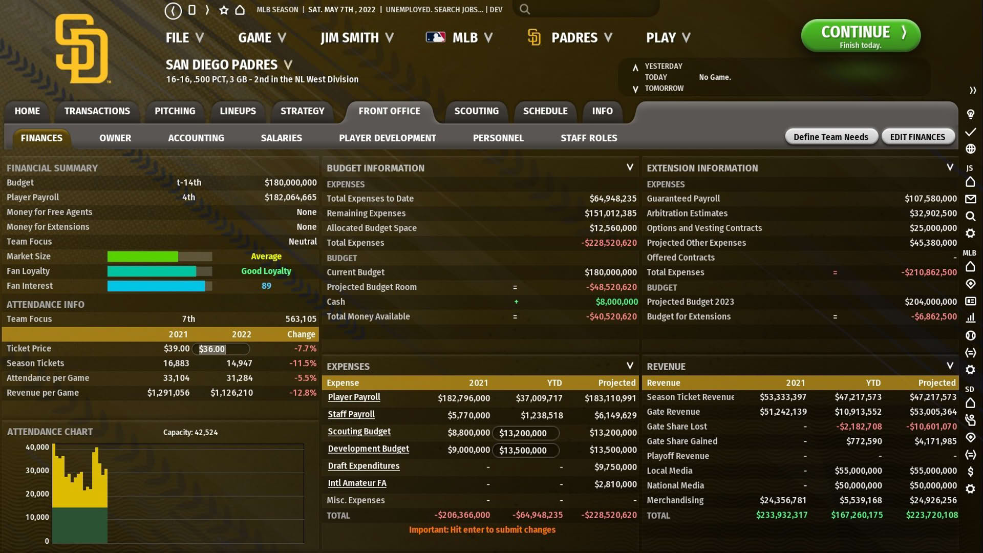 Screenshot for Out of the Park Baseball 23
