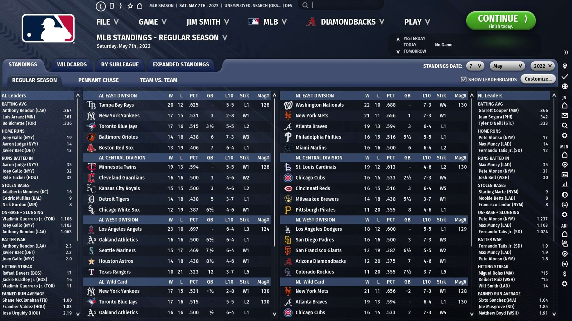 Screenshot for Out of the Park Baseball 23