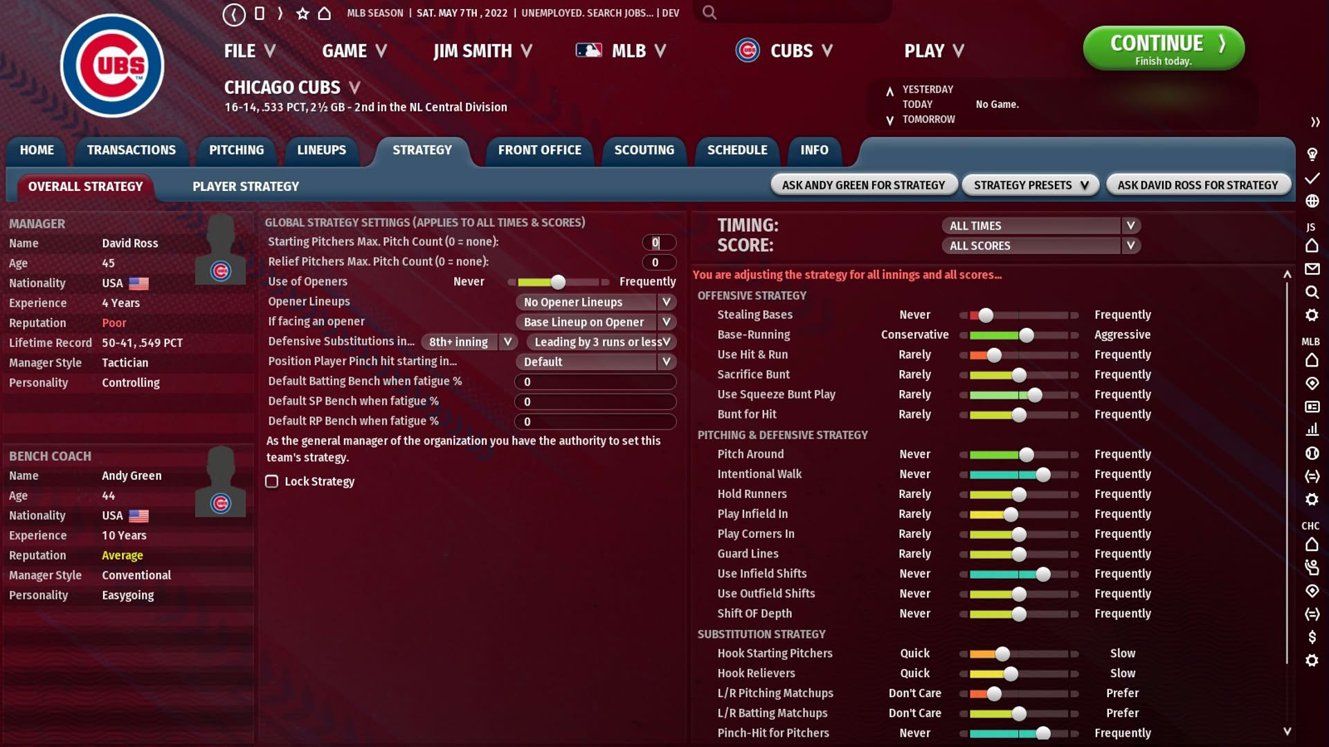 Screenshot for Out of the Park Baseball 23