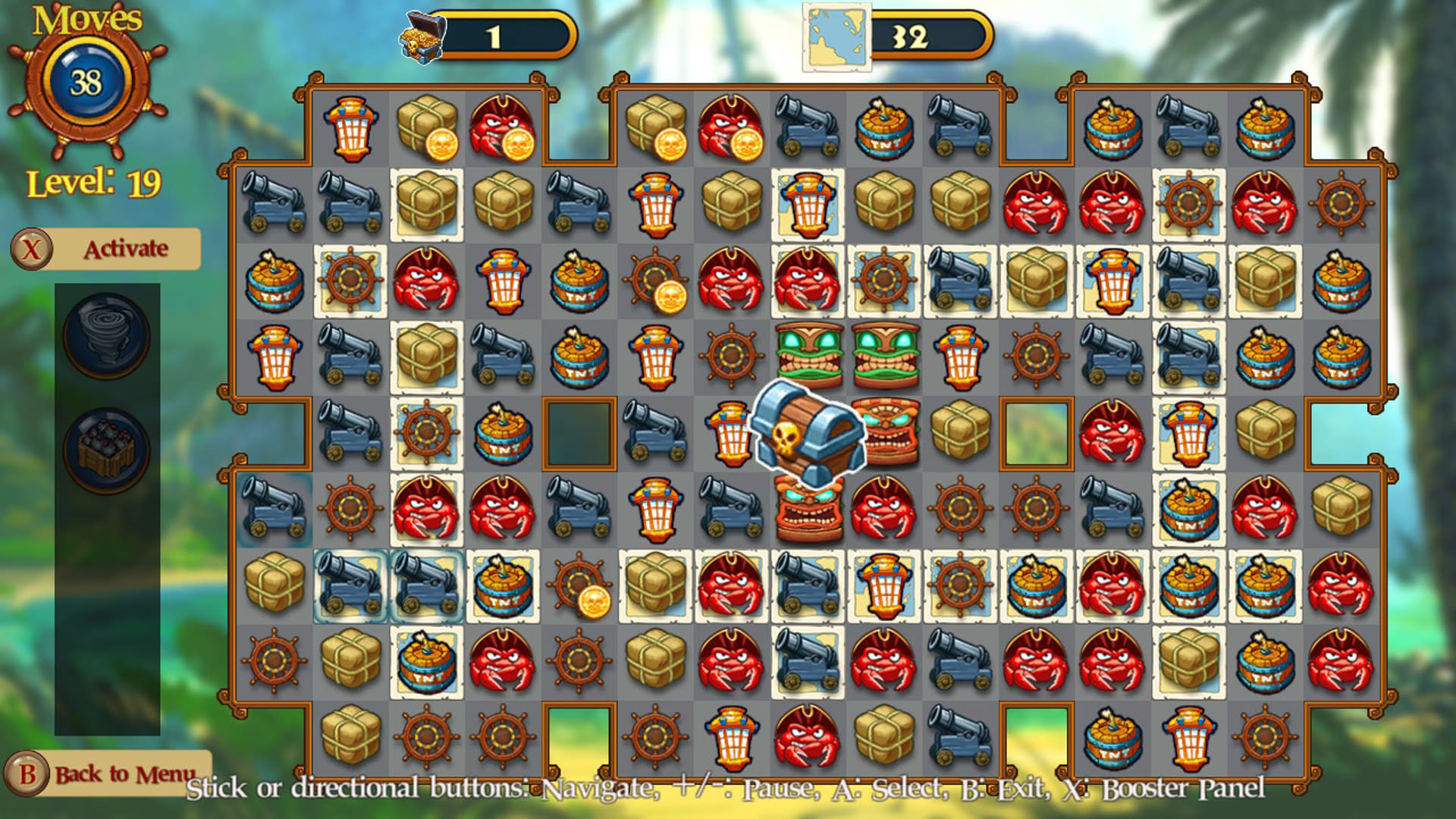 Screenshot for Match Three Pirates! II