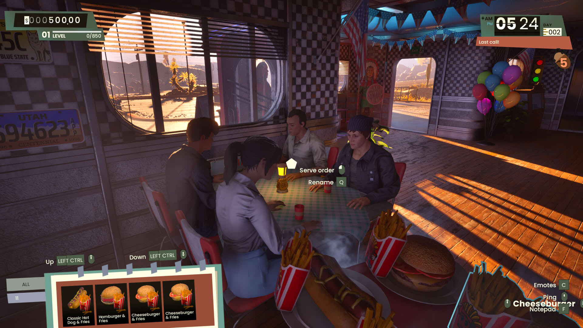 Screenshot for Road Diner Simulator