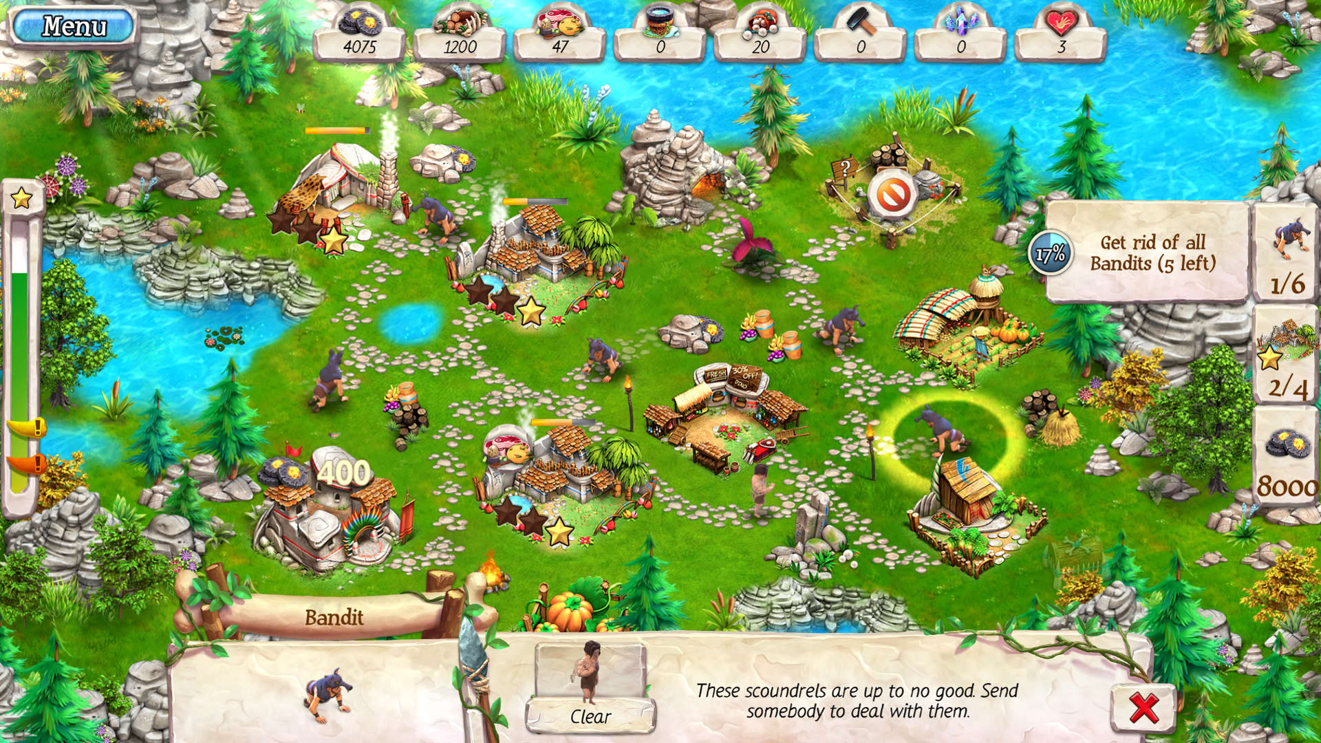 Screenshot for Cavemen Tales: Collector's Edition