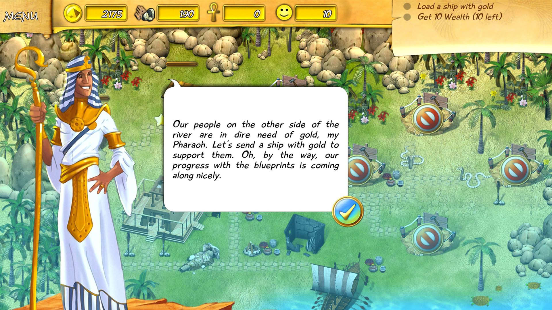 Screenshot for Fate of the Pharaoh