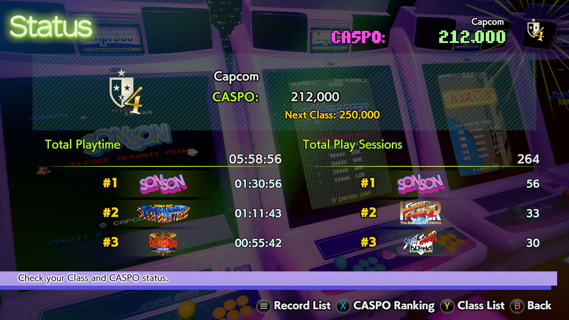 Screenshot for Capcom Arcade 2nd Stadium