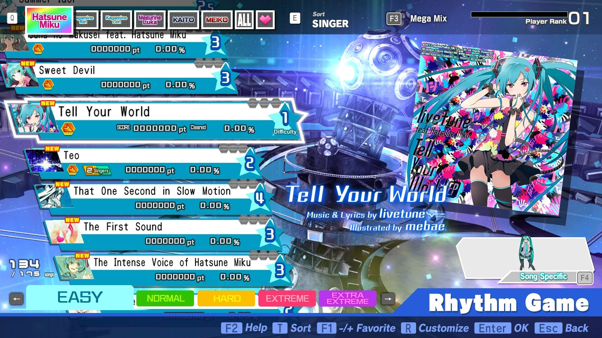Screenshot for Hatsune Miku: Project Diva Mega Mix