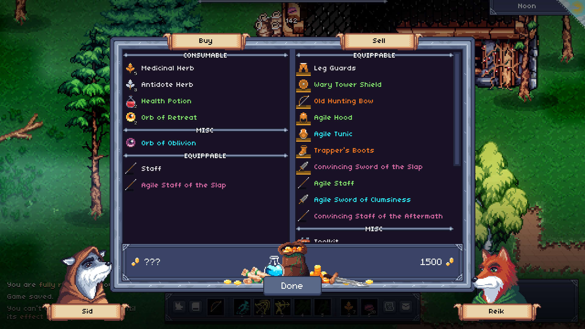 Screenshot for Of Blades & Tails