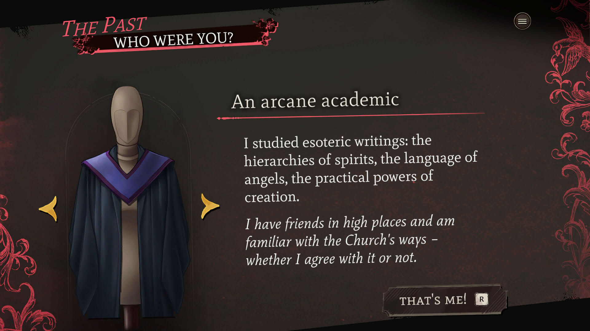 Screenshot for Mask of the Rose