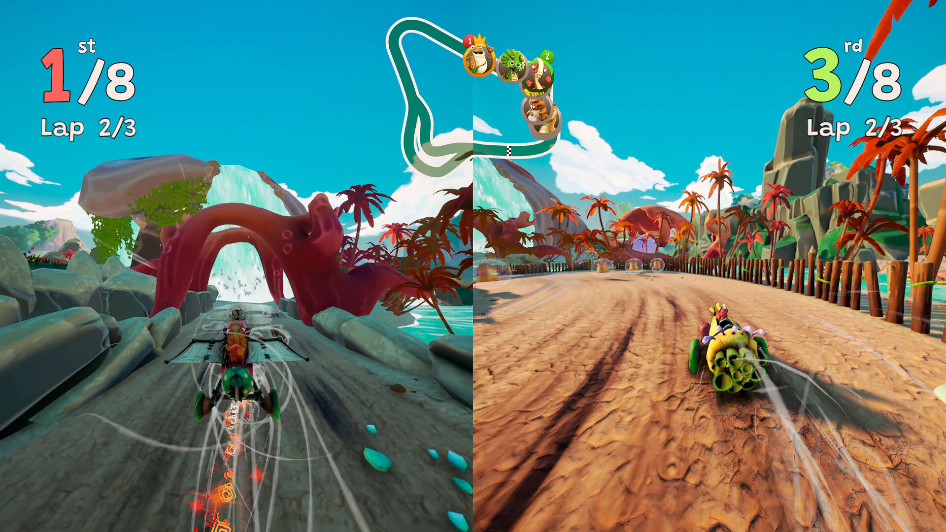 Screenshot for Gigantosaurus Dino Kart