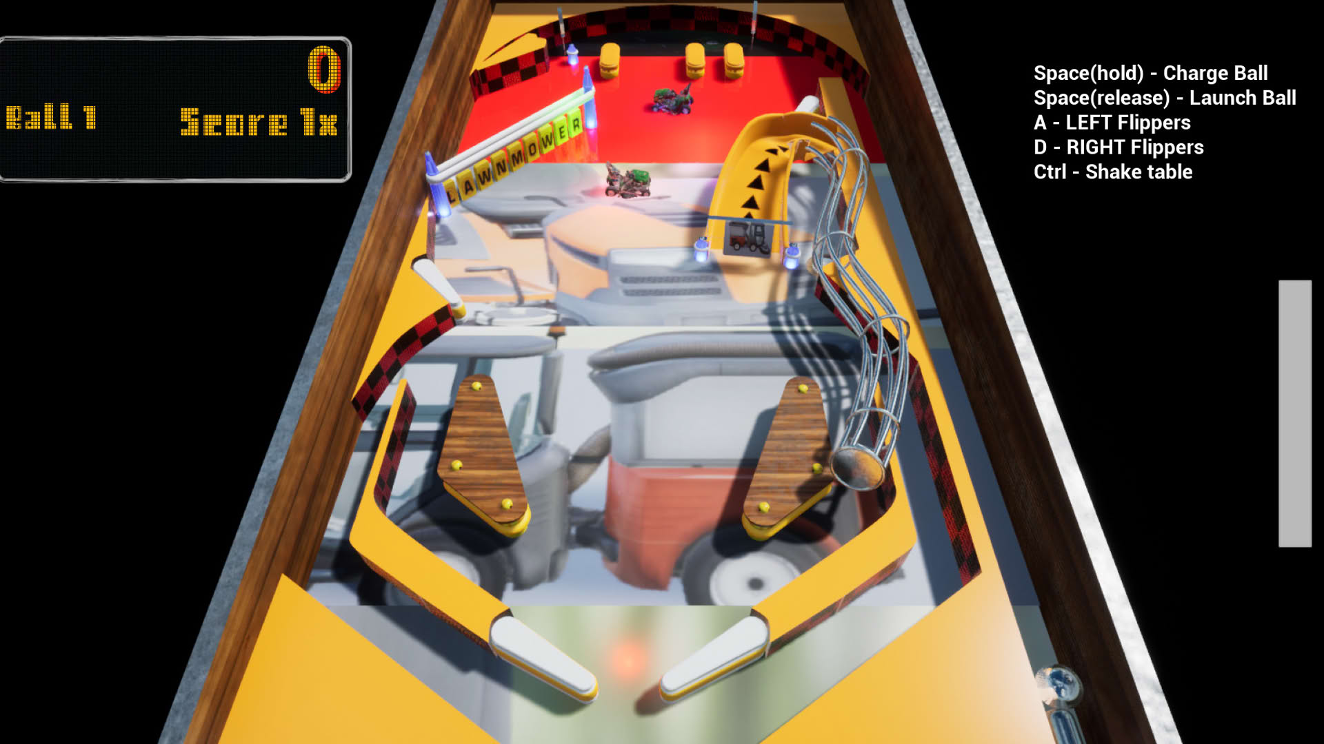 Screenshot for Lawnmower Game: Pinball