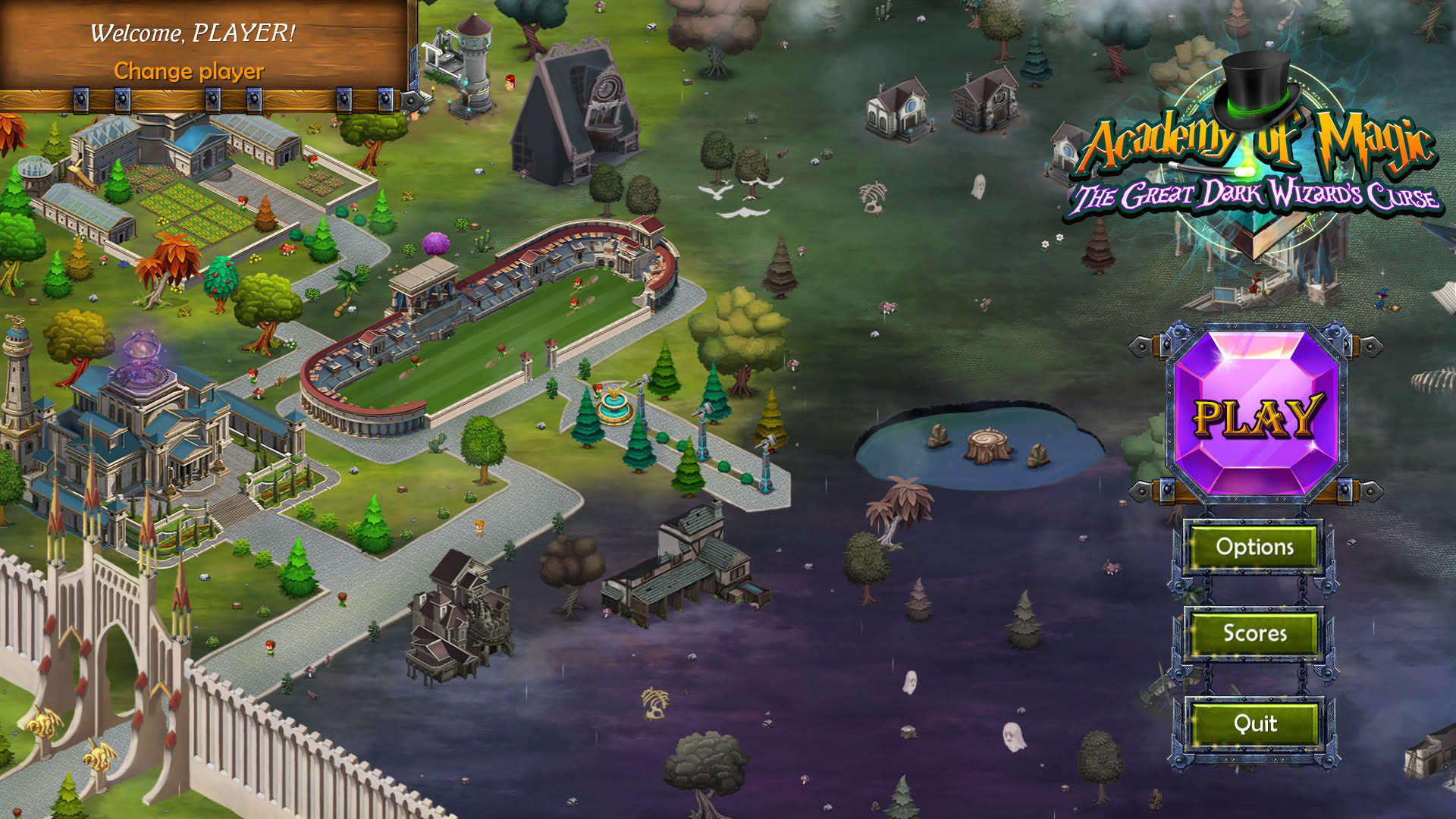 Screenshot for Academy of Magic: The Great Dark Wizard's Curse