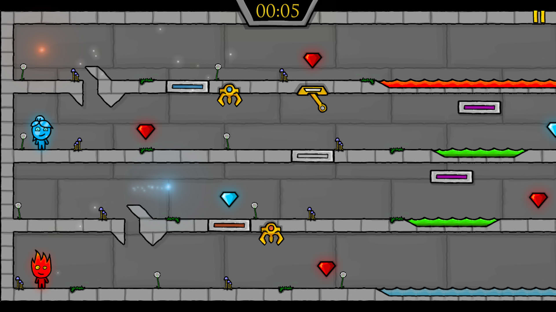 Screenshot for Fireboy & Watergirl: Fairy Tales