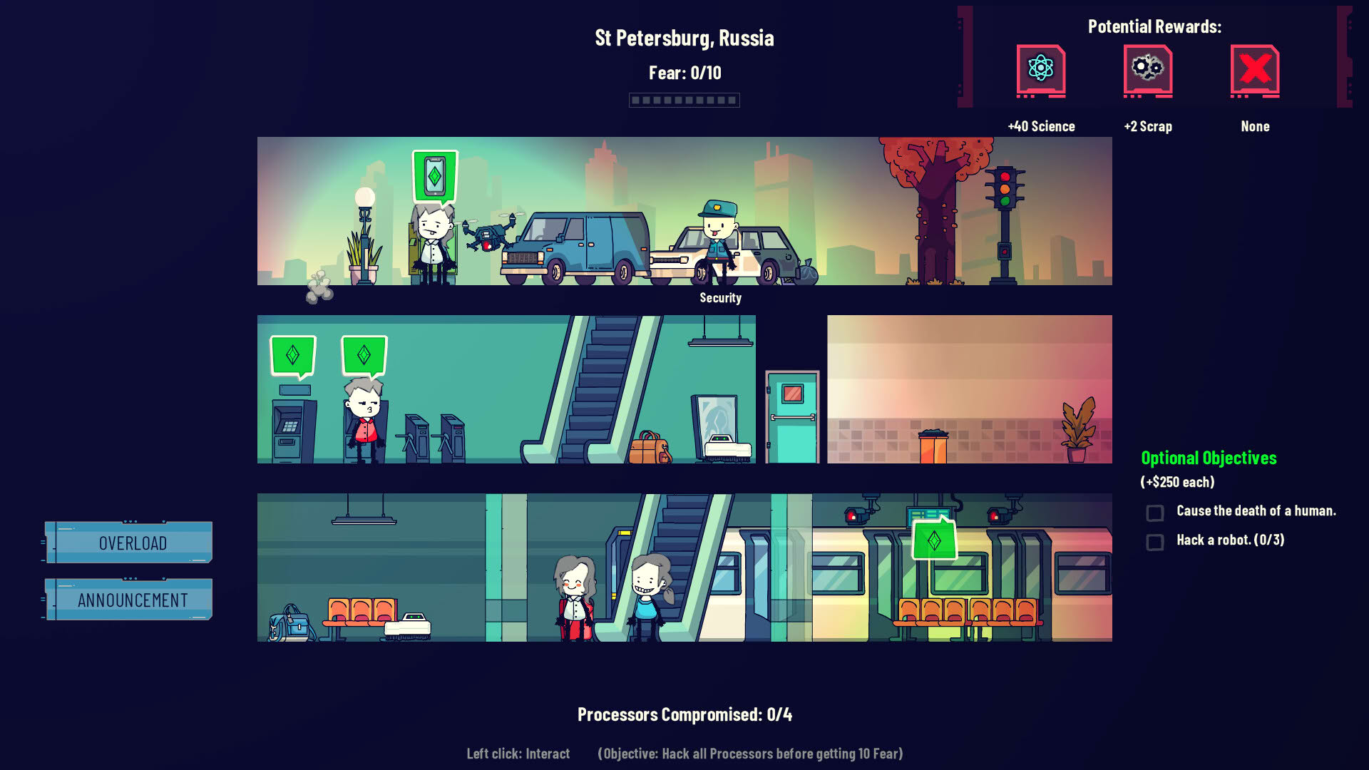 Screenshot for Rogue AI Simulator