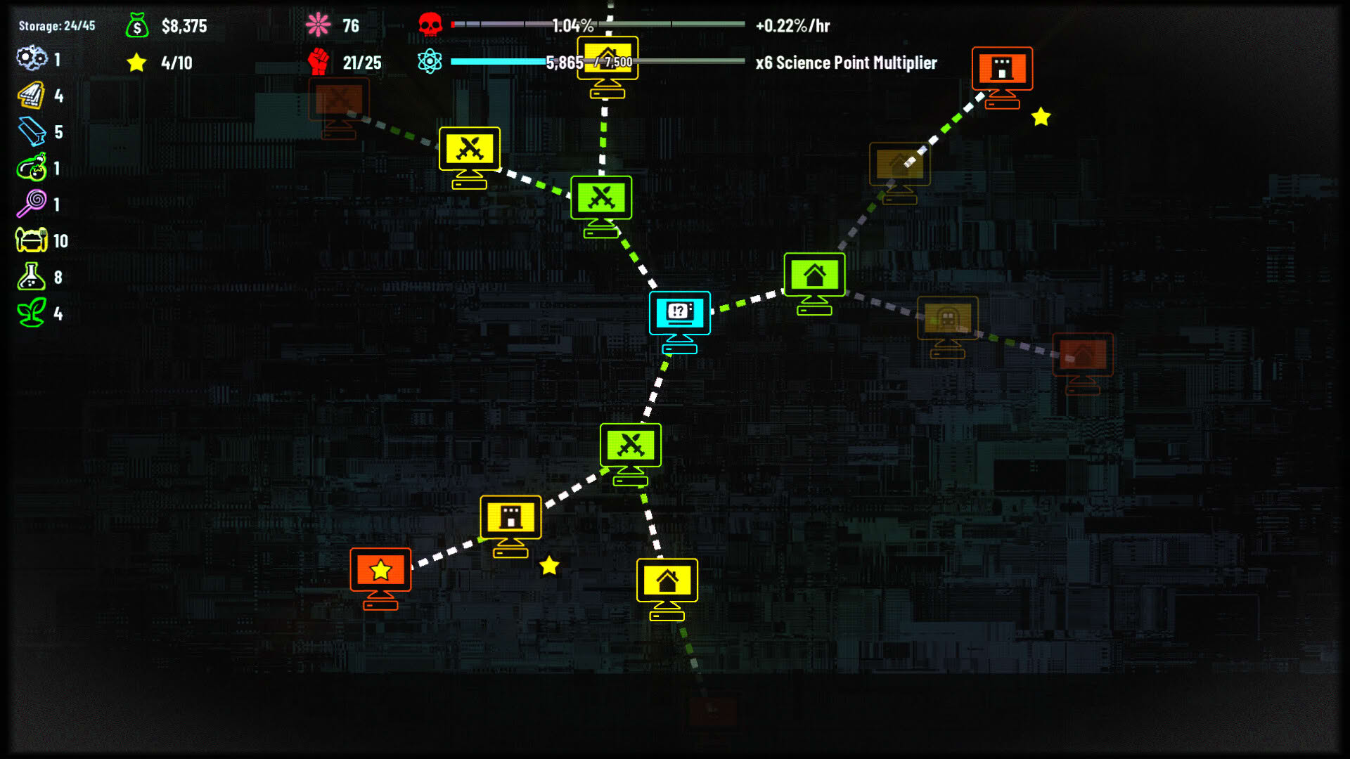 Screenshot for Rogue AI Simulator