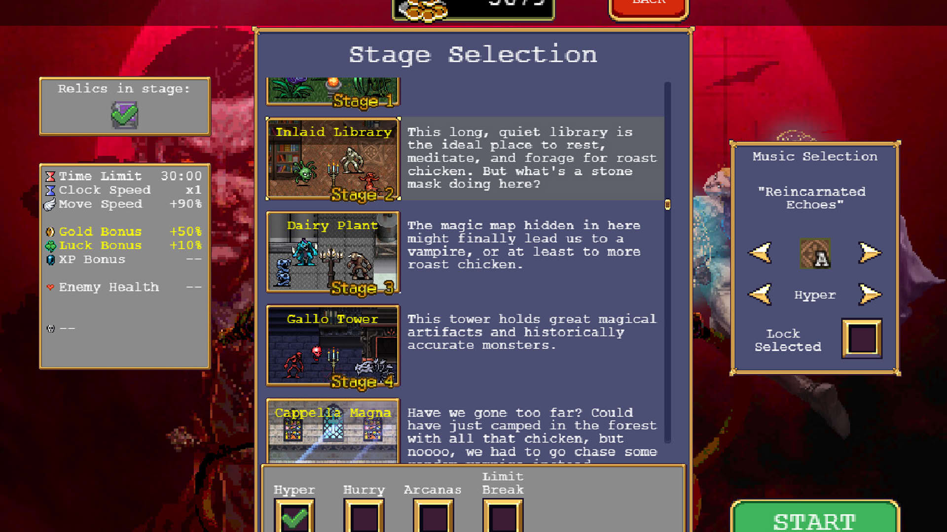 Screenshot for Vampire Survivors