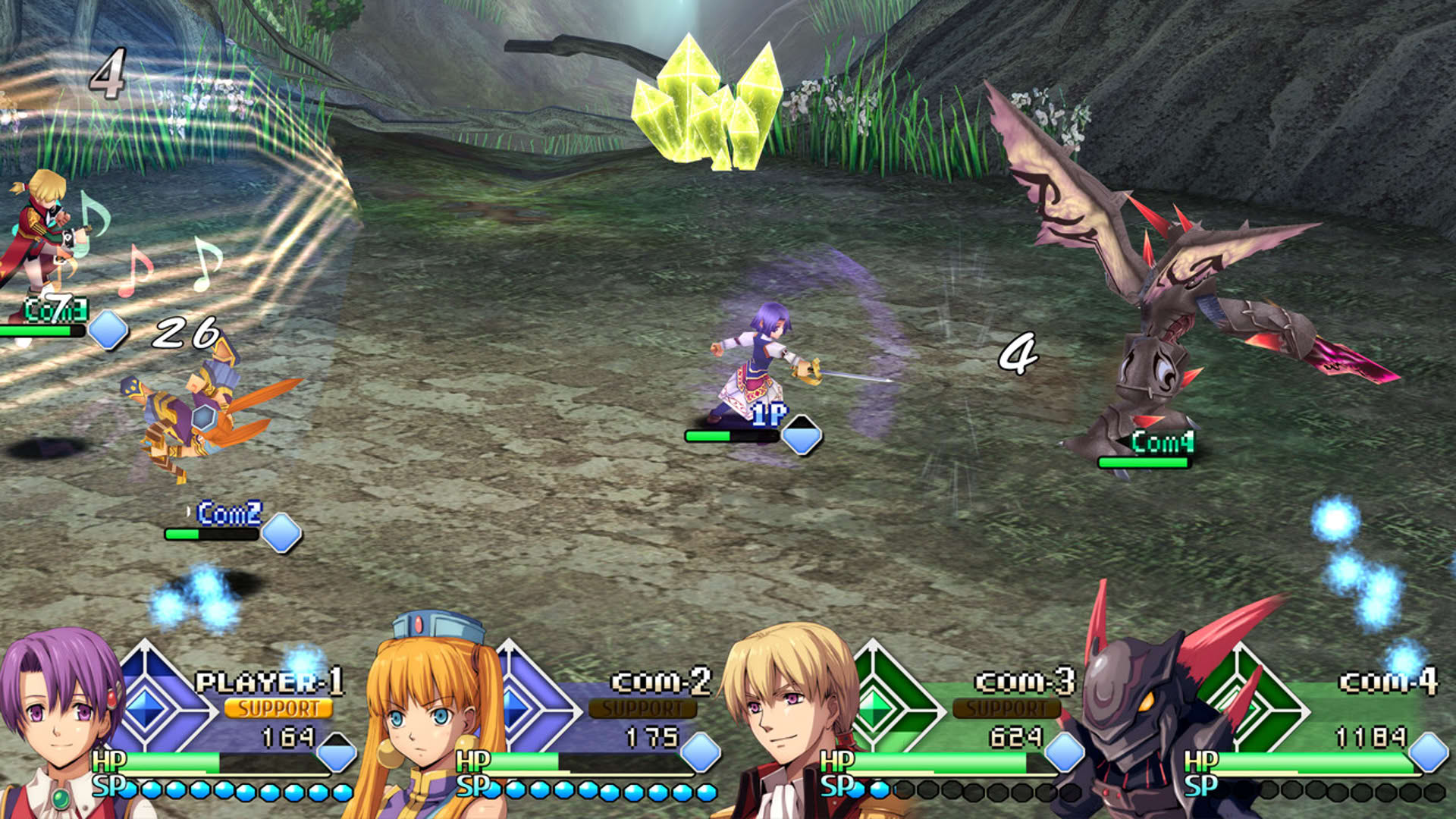 Screenshot for Ys vs. Trails in the Sky: Alternative Saga
