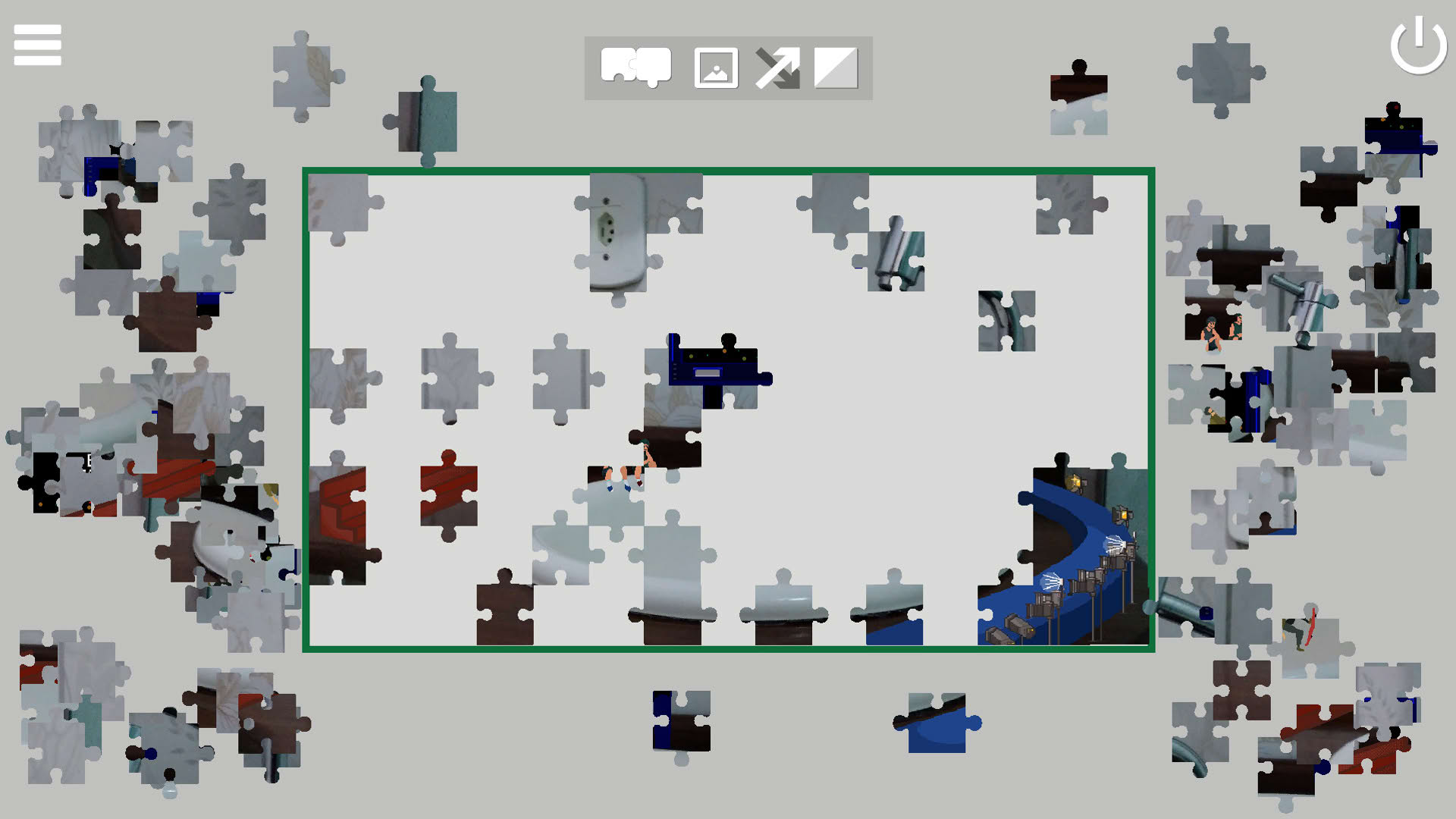 Screenshot for Invisible Places: Pixel Art Jigsaw Puzzle