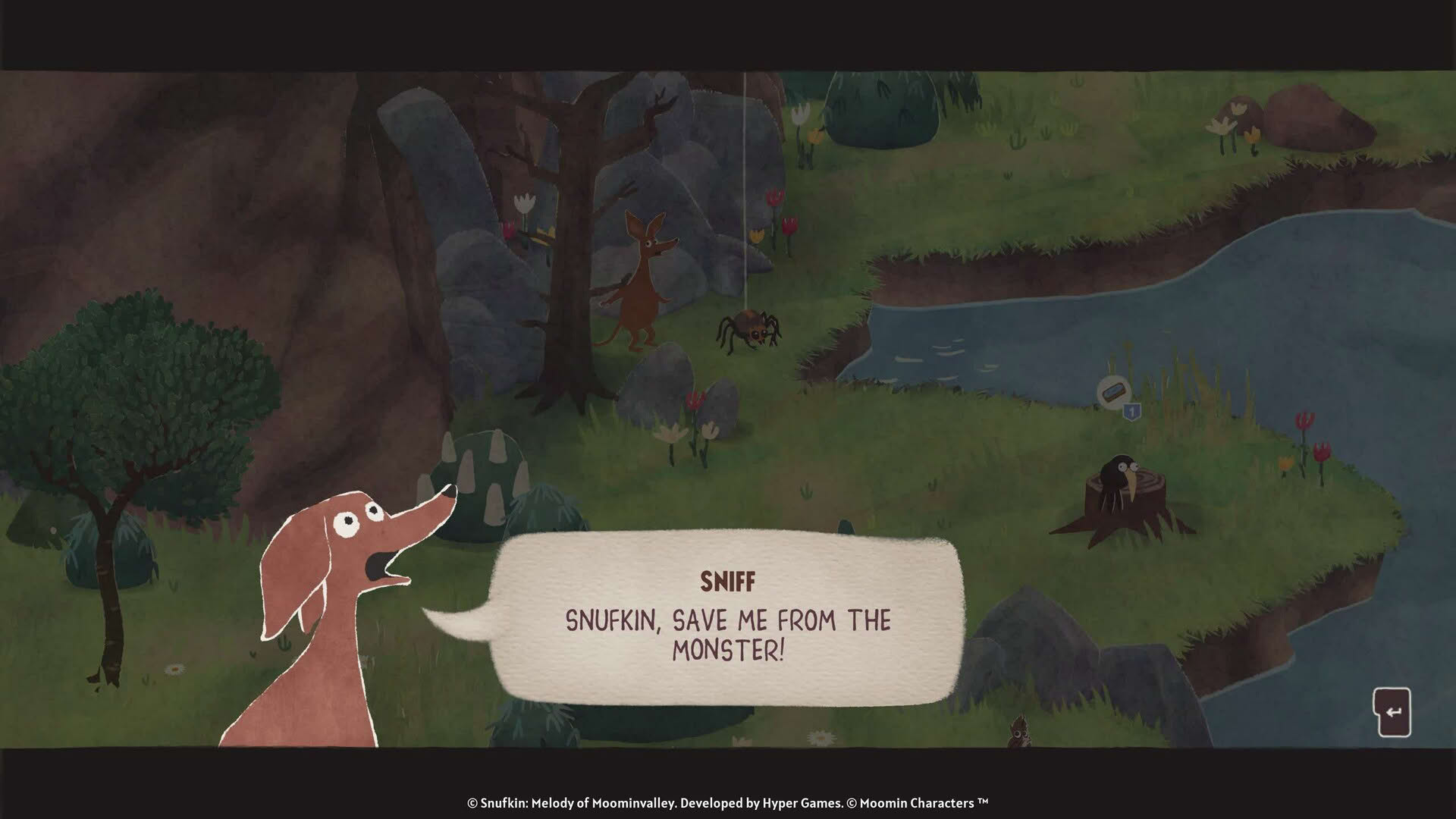 Screenshot for Snufkin: Melody of Moominvalley