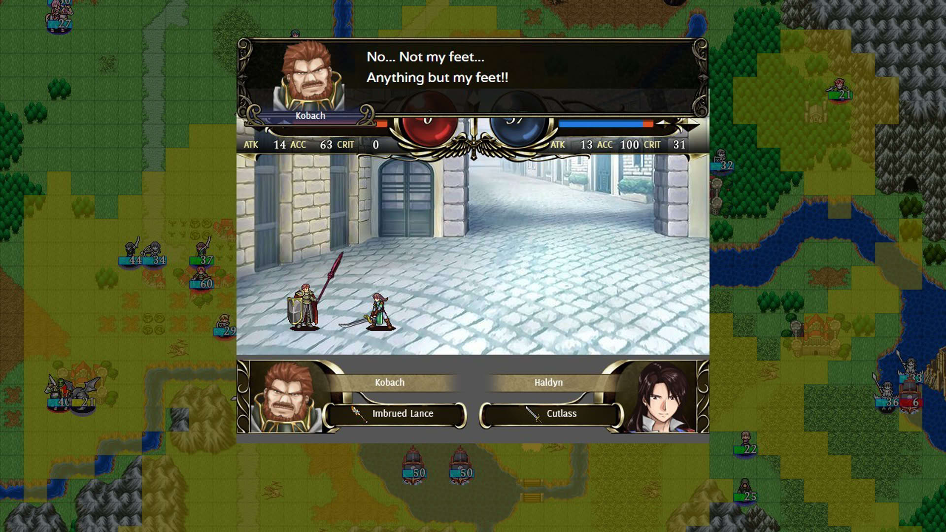 Screenshot for Vestaria Saga II: The Sacred Sword of Silvanister