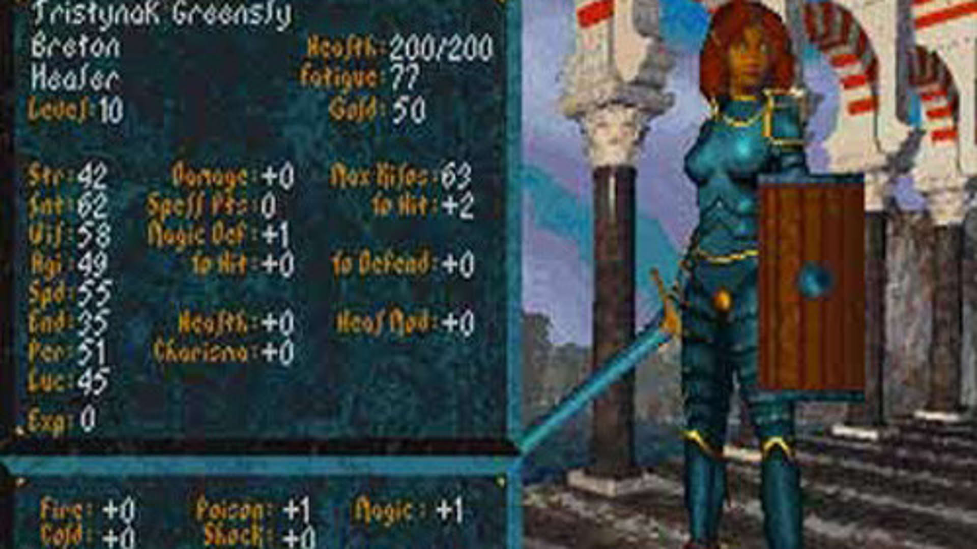 Screenshot for The Elder Scrolls: Arena