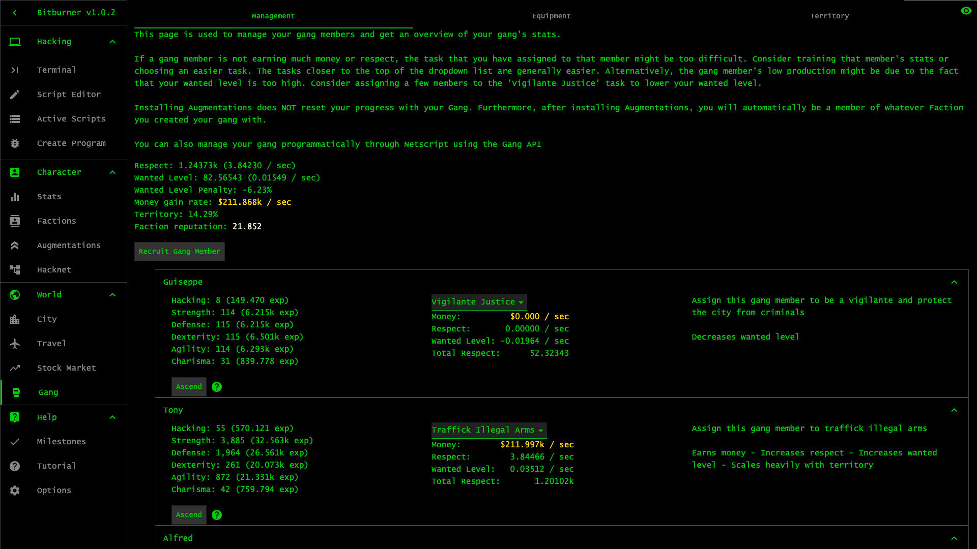 Screenshot for Bitburner
