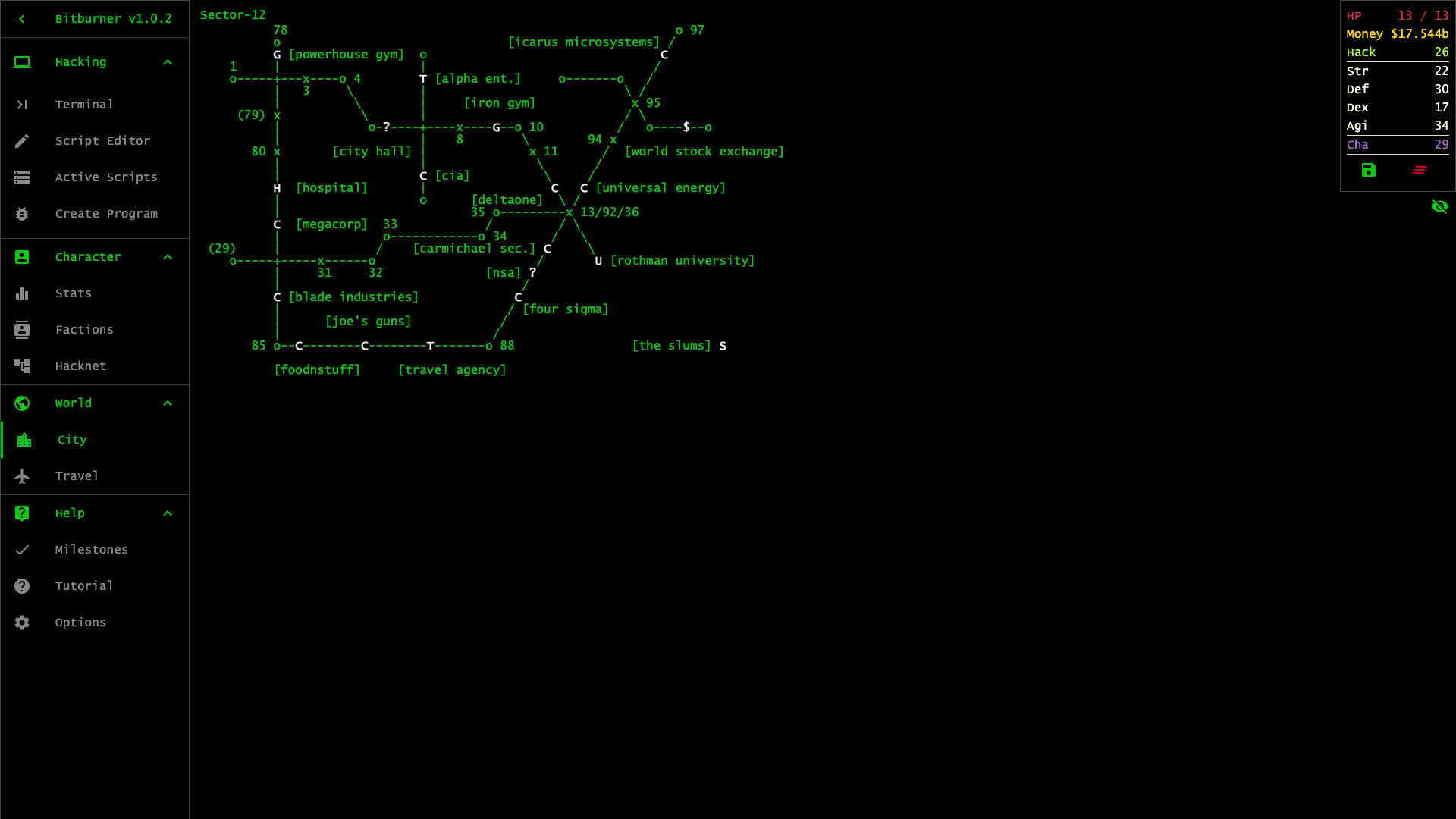 Screenshot for Bitburner