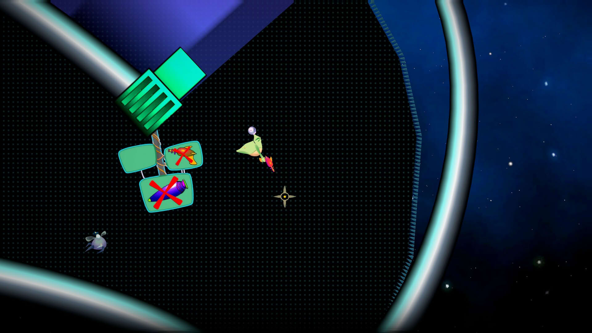 Screenshot for Kickback Slug: Cosmic Courier