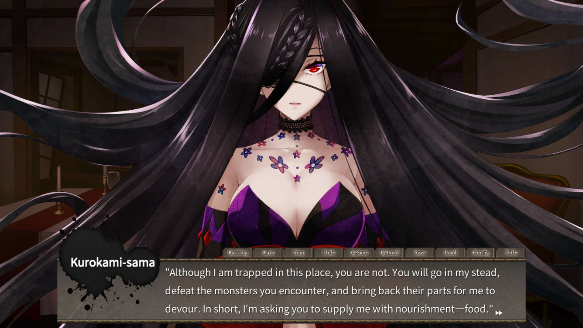 Screenshot for Kurokami-sama's Feast