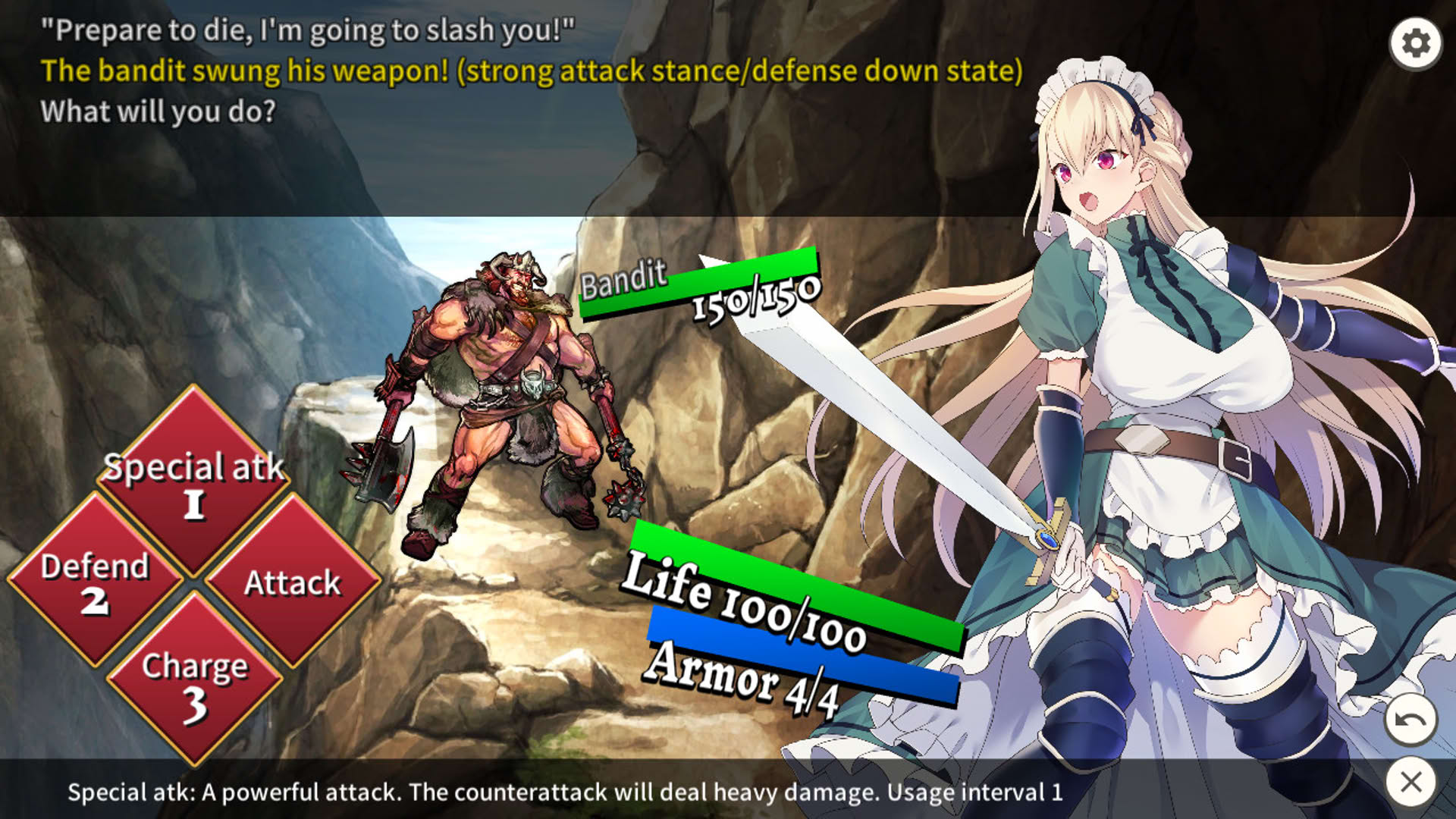 Screenshot for Maid Knight Alicia