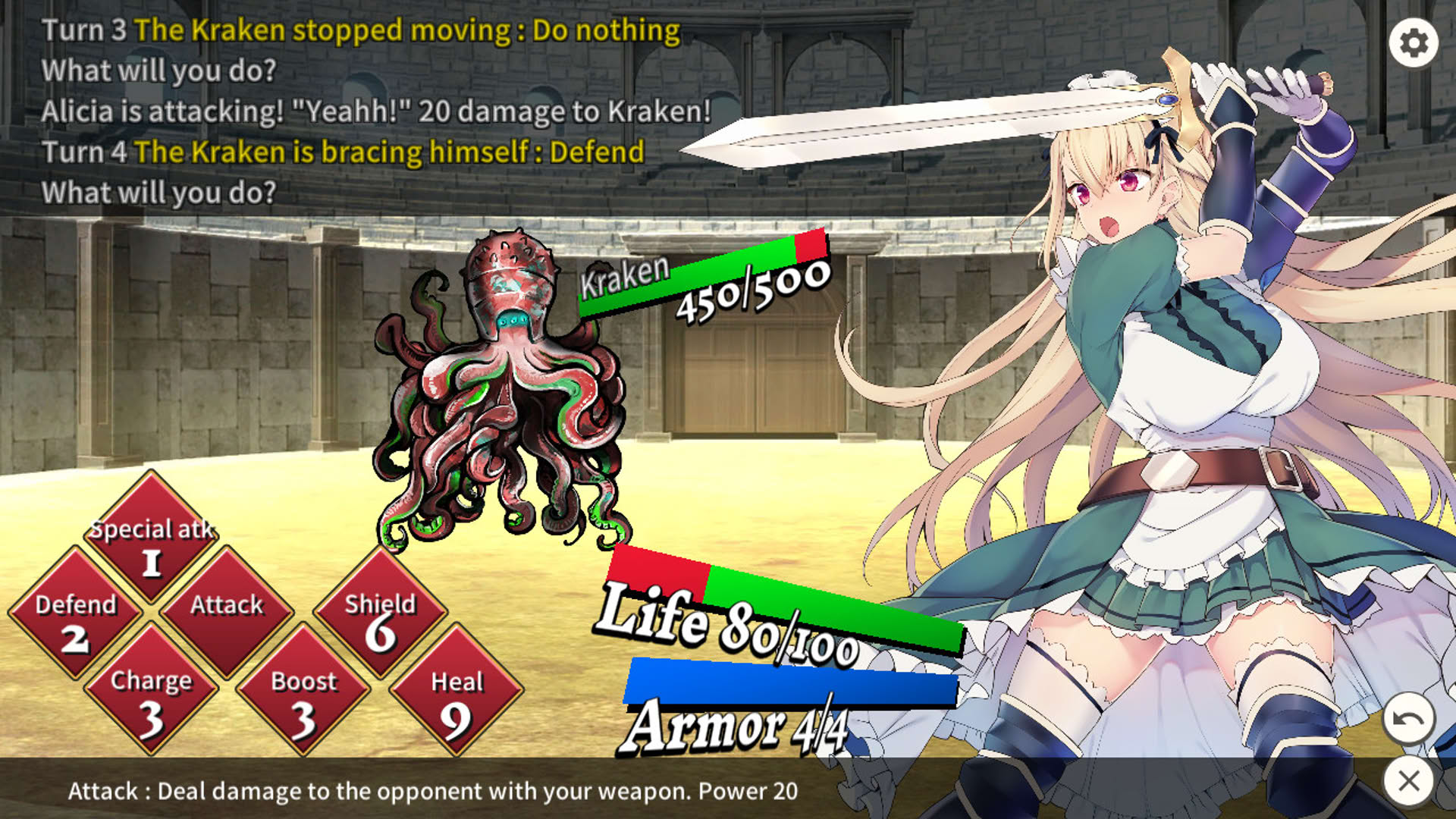 Screenshot for Maid Knight Alicia