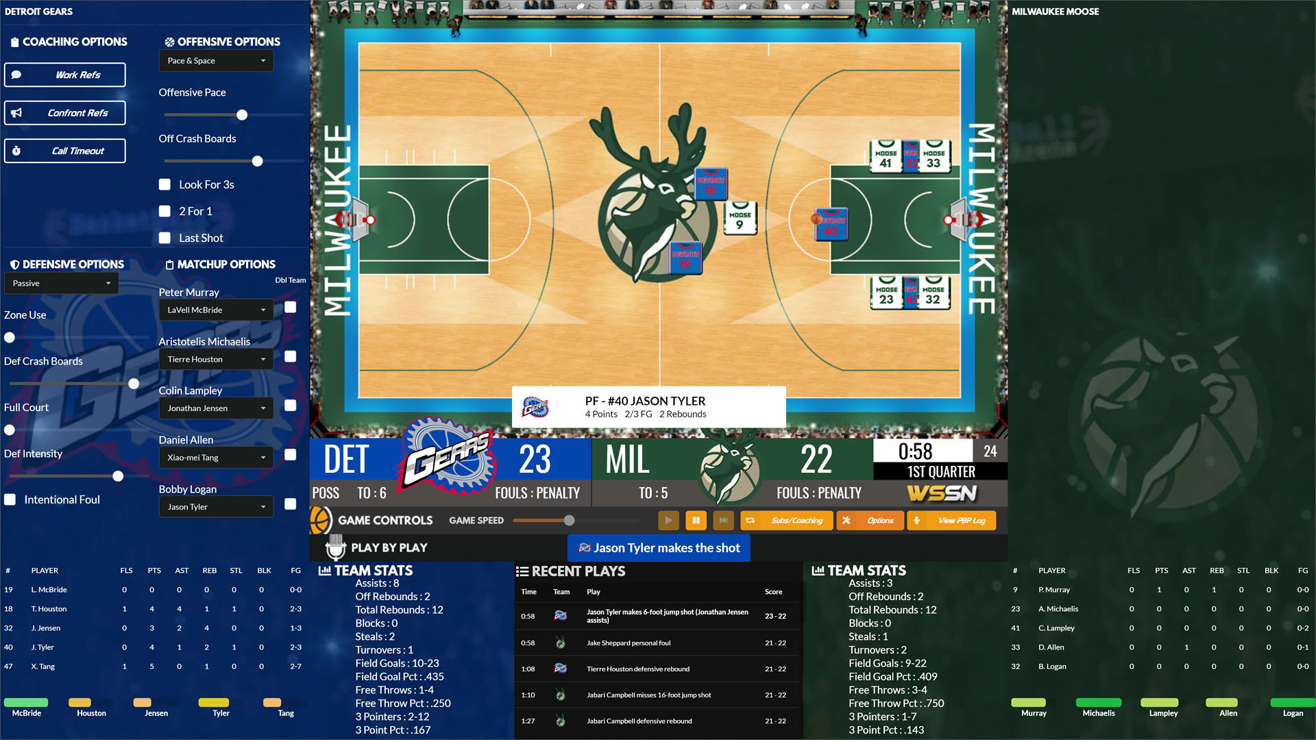 Screenshot for Draft Day Sports: Pro Basketball 2022
