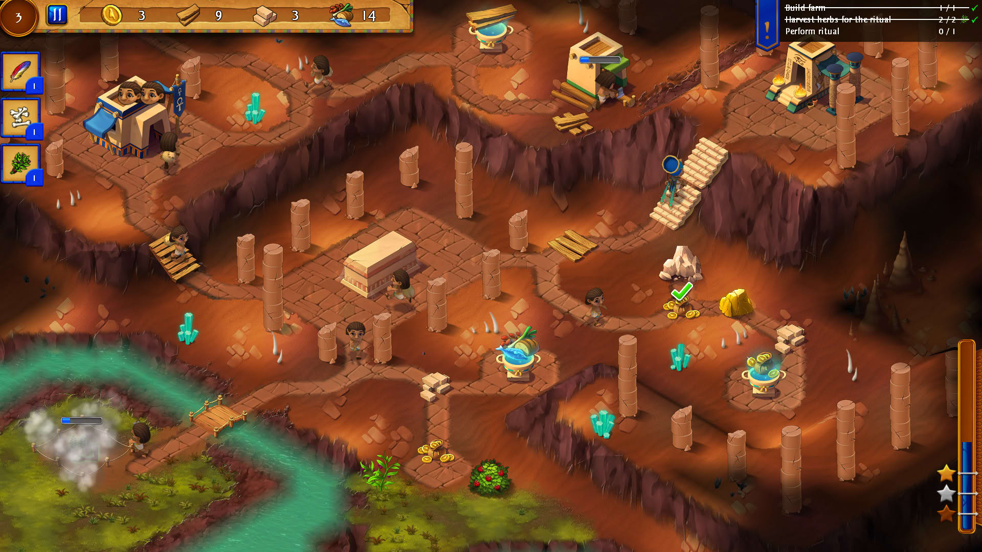 Screenshot for Heroes of Egypt: The Curse of Sethos