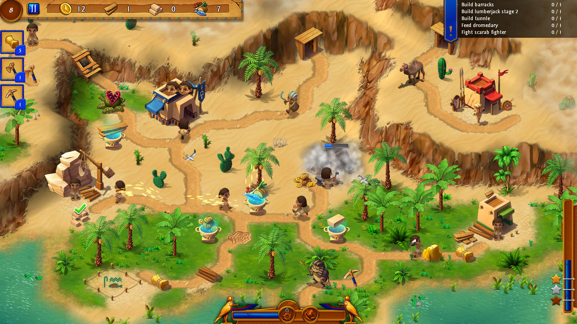 Screenshot for Heroes of Egypt: The Curse of Sethos