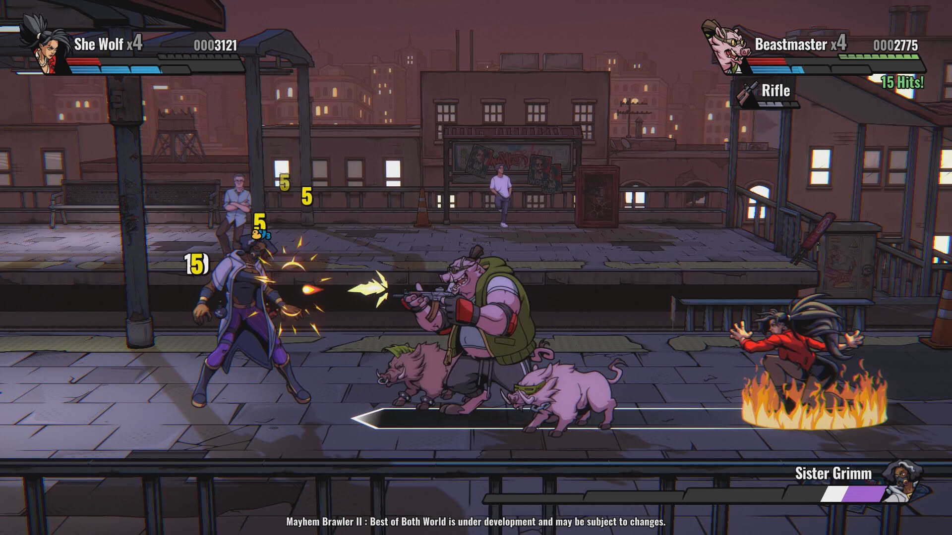 Screenshot for Mayhem Brawler II: Best of Both Worlds