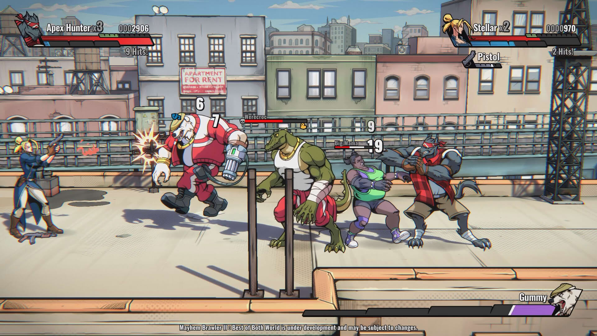 Screenshot for Mayhem Brawler II: Best of Both Worlds