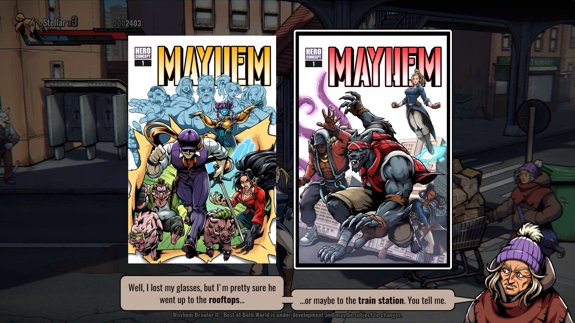 Screenshot for Mayhem Brawler II: Best of Both Worlds