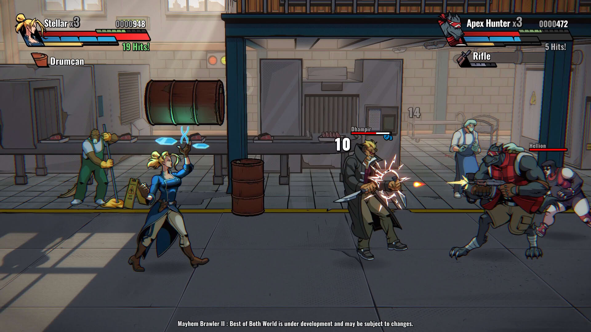 Screenshot for Mayhem Brawler II: Best of Both Worlds