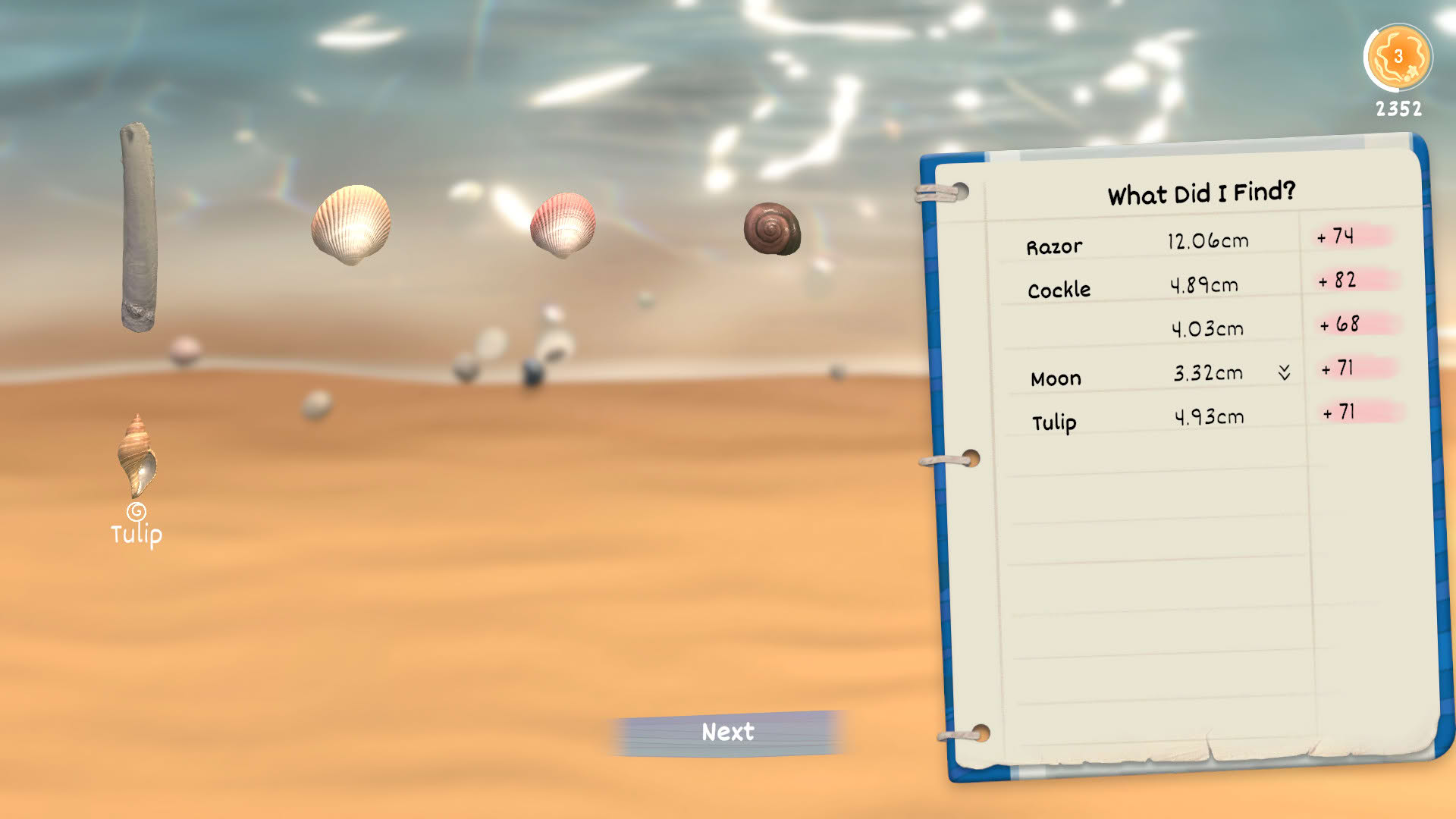 Screenshot for Seashell