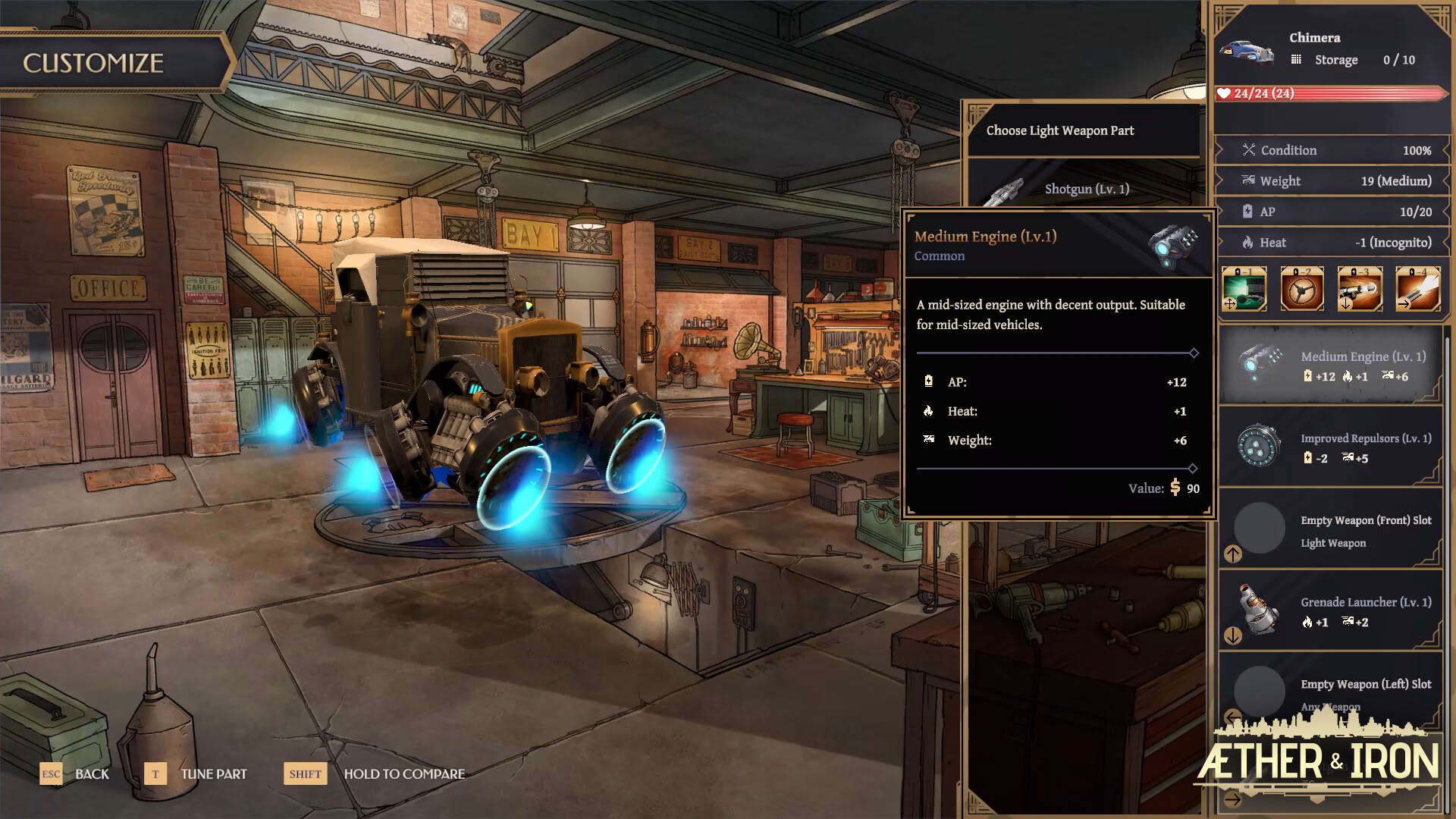 Screenshot for Aether & Iron