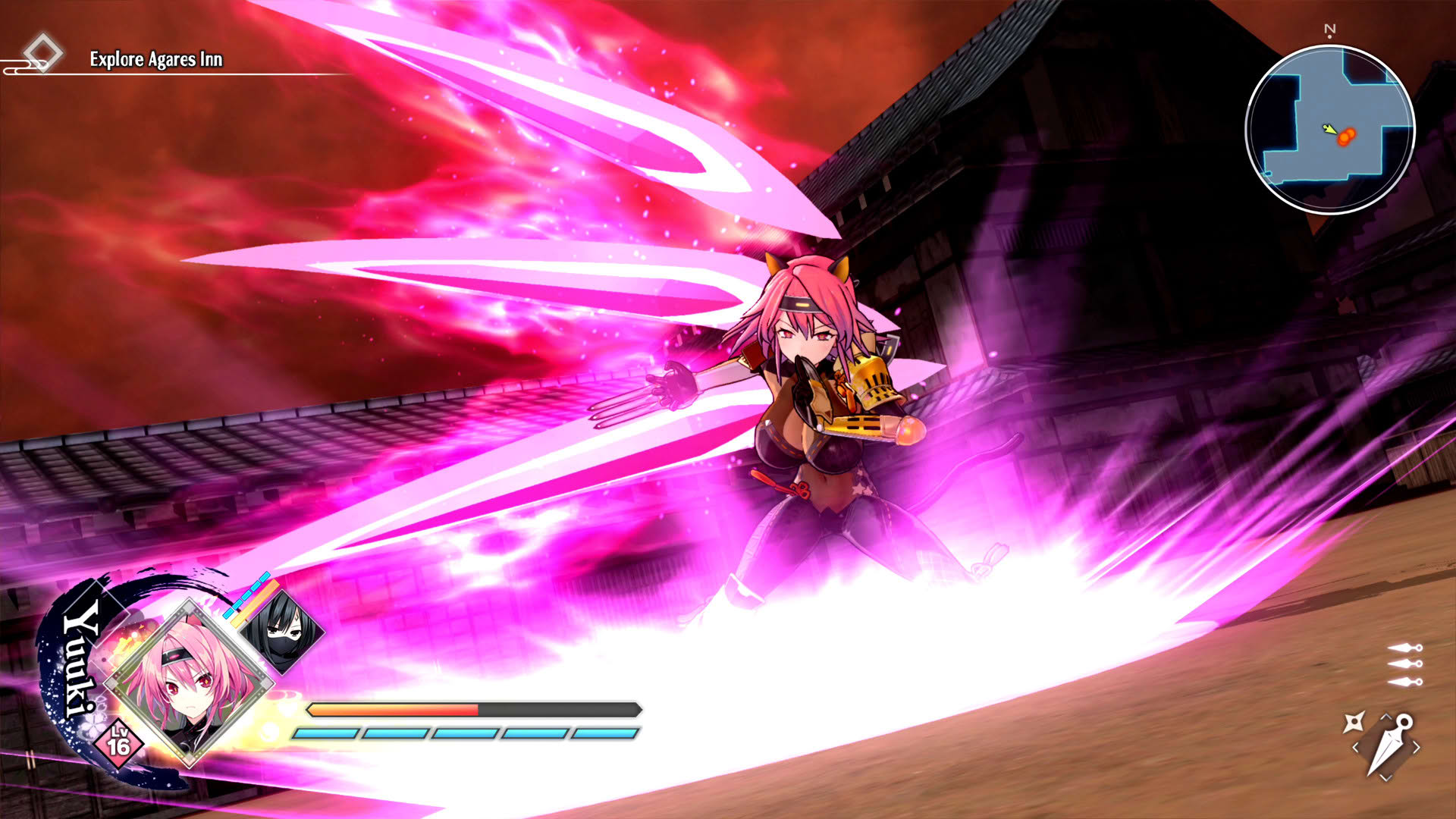 Screenshot for Neptunia x Senran Kagura: Ninja Wars